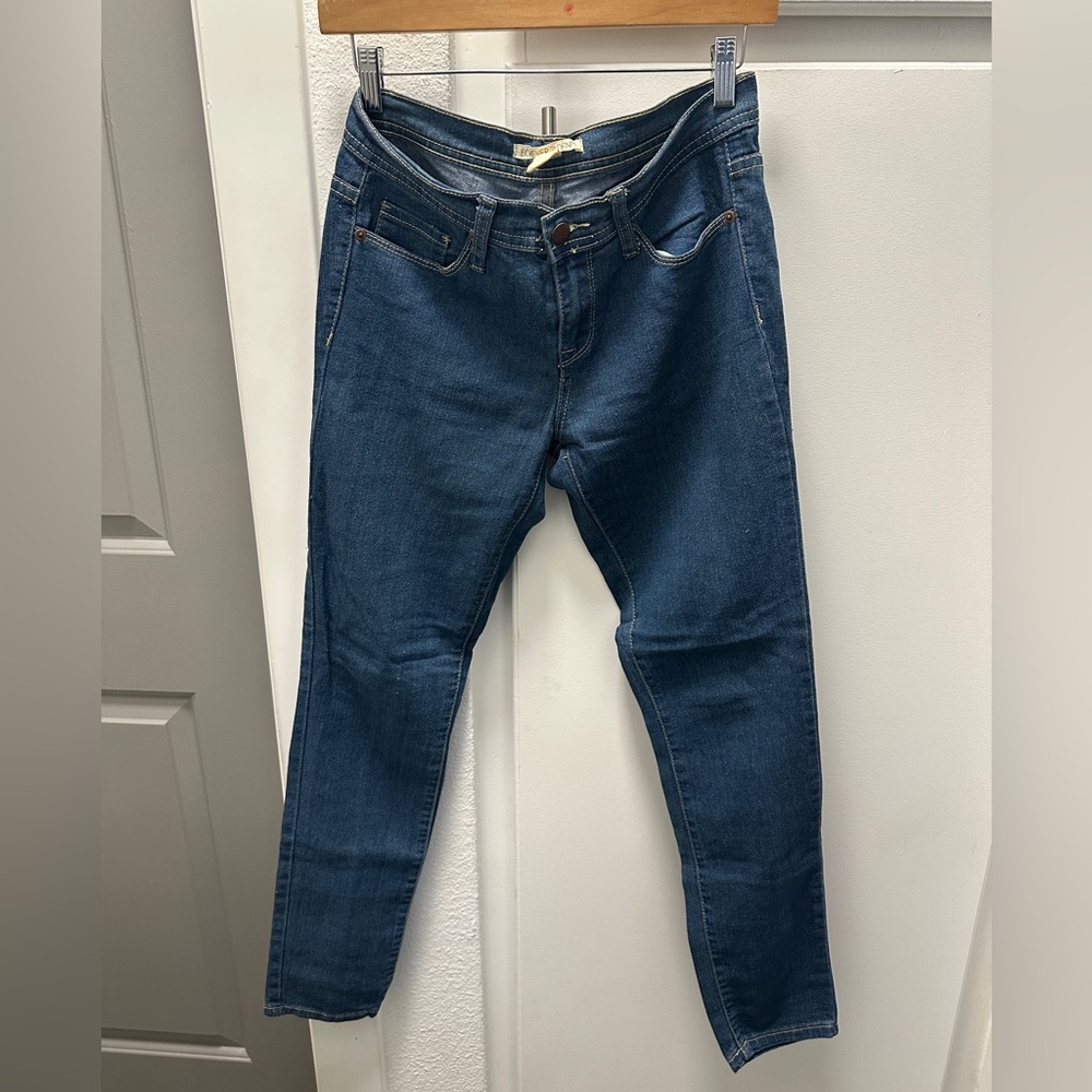 Forever 21 Dark Blue Skinny Jeans